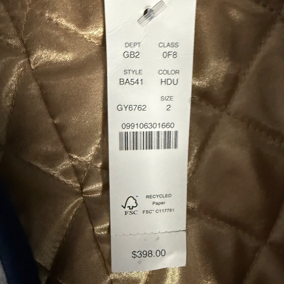 NWT J.Crew Nello Gori Italian Stadium Cloth Parka w/ Faux Fur Hood - Size 2 - Picture 5 of 11